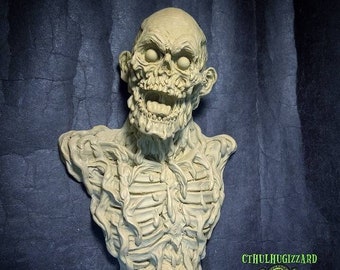 Tar Man torso relief  1/4 scale  unpainted resin casting