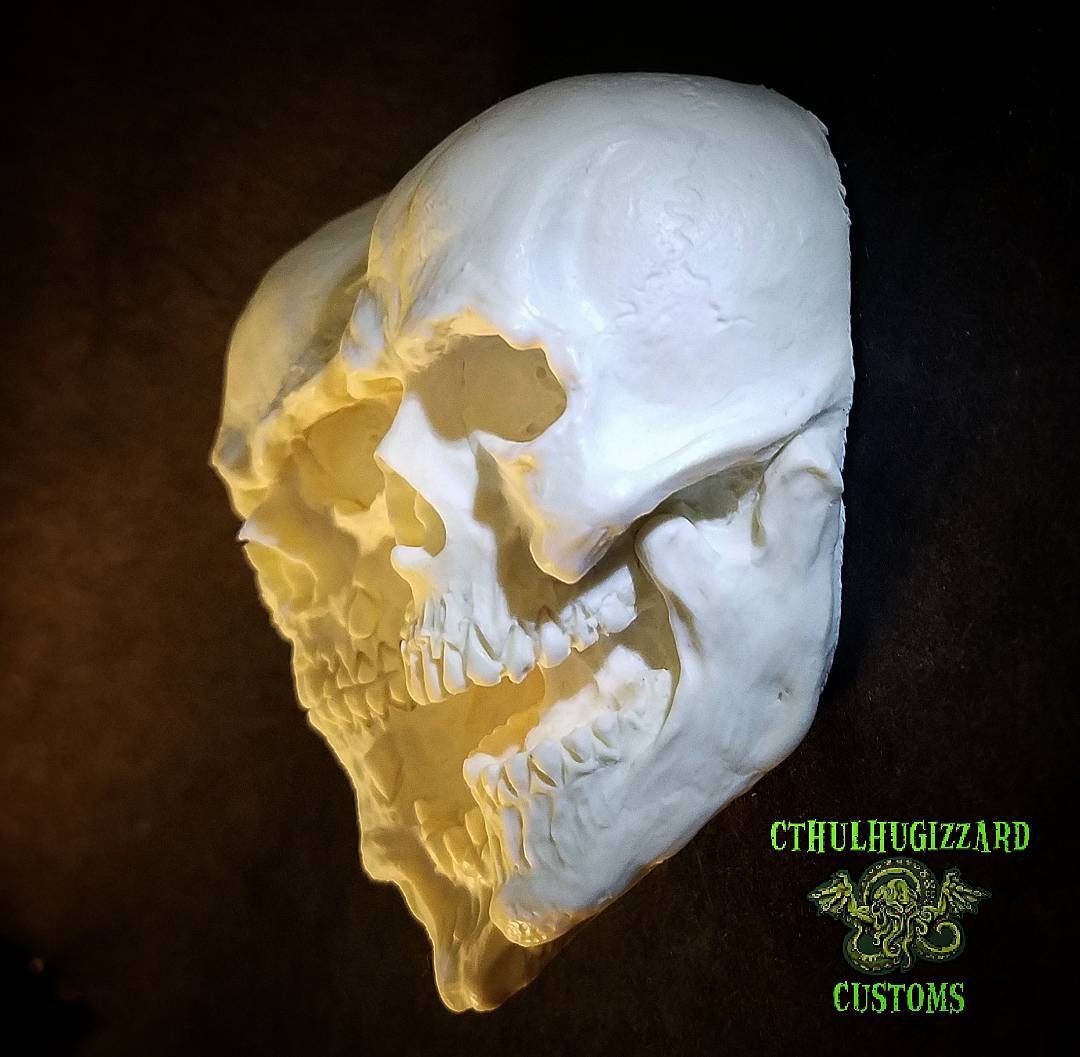 Siblings Conjoined Triplet Skulls Relief Version 2 . A 1/4 Scale