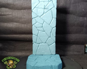 Relief Stone wall  version resin model kit Your own small wall for hanging art work on .