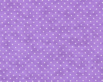 Choose your cut size. Wonky Dots- Quilting Cotton Fabric Patrick Lose Fabrics Lilac Fabric with Dots