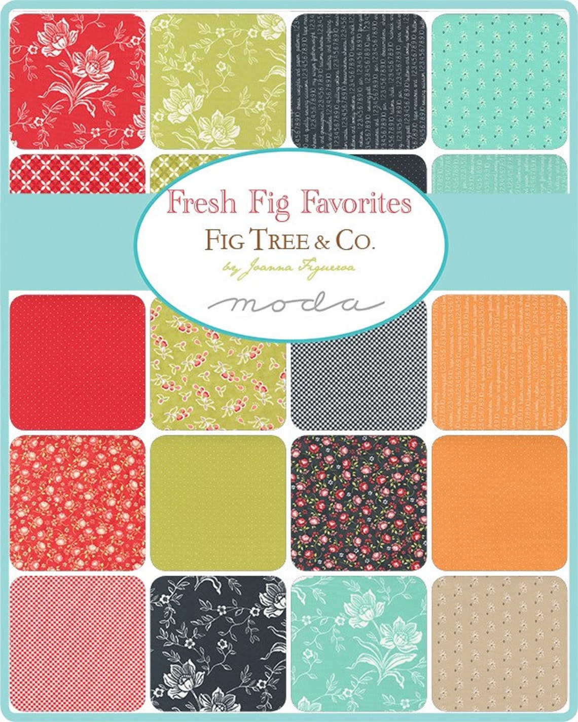 Fresh Fig Favorites Fabric by Fig Tree Quilts Moda Fabric Etsy
