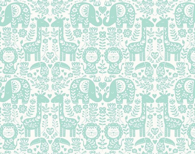 Baby Safari Fabric by Andover/makower, TP2448T, Baby Fabric, Cotton