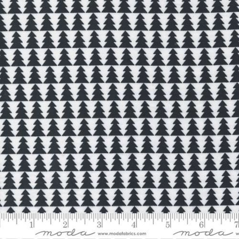 Candy Cane Lane Fabric, Pine Trees Fabric, Moda Fabrics, 24121 14