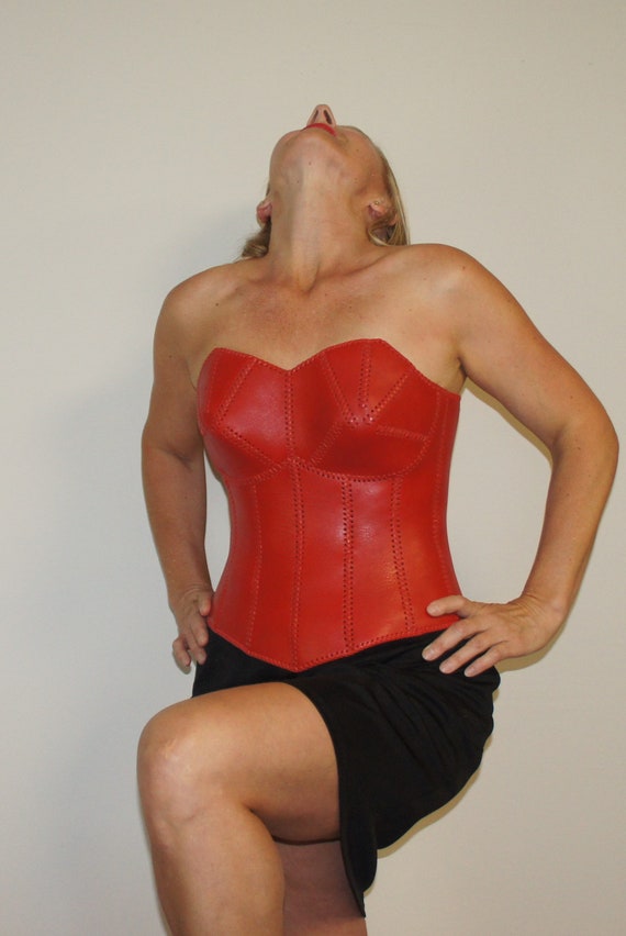 Leather corsage cheap