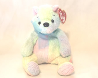 Vintage ty Mellow the Bear Beanie Baby Retired 05/21/01 New with Mint Tags!