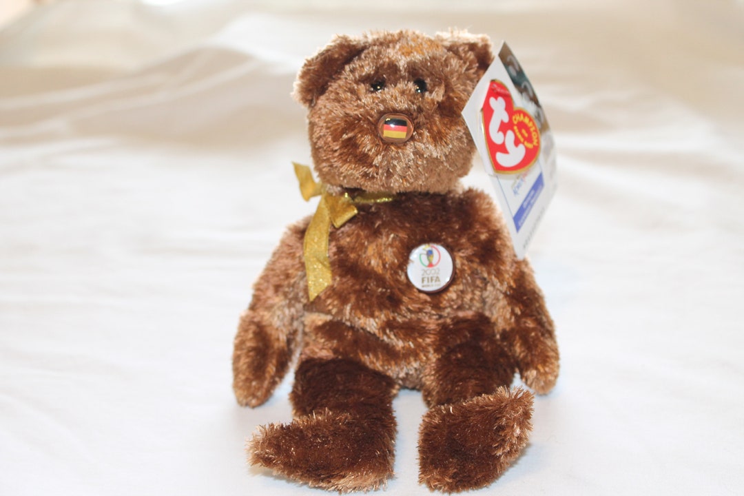 Vintage Ty Champion FIFA World Cup Germany Beanie Baby Retired 6/30/02