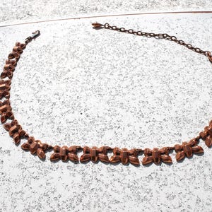 Vintage Renoir Copper Necklace/Choker 1950's