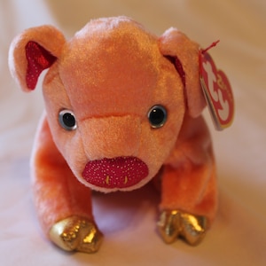 Vintage TY Chinese Zodiac Pig Beanie Baby - Mint Tags