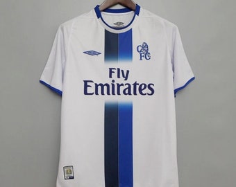 Brandneues Retro-Chelsea Auswärtstrikot 2003–2005 im Vintage-Stil