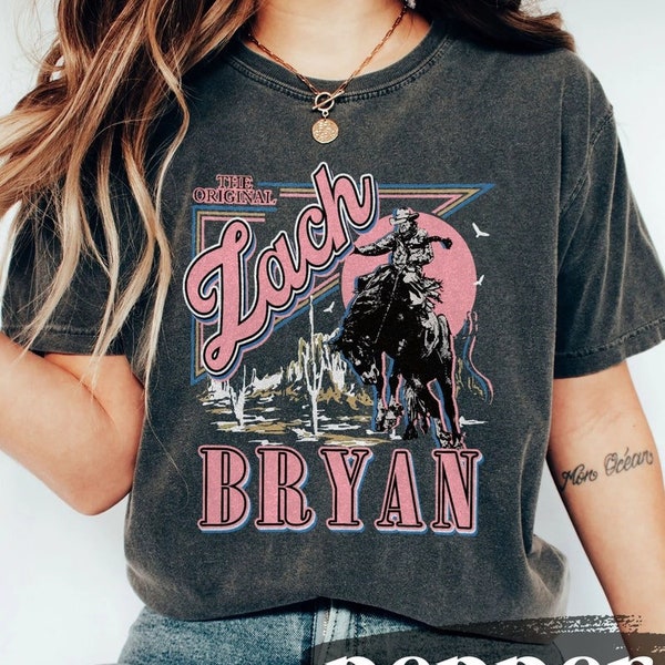 Vintage - The Original Shirt, Zach 90s Retro Design Graphic Shirt, Vintage Shirt Gift For Her, Bryan Comfort Colors, Country Music Shirt.