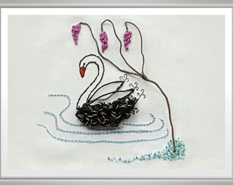 Swan Lake Stumpwork & Embroidery Kit