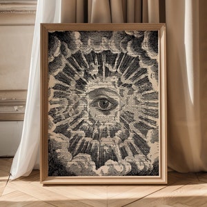 Decoración de la pared del ojo místico, decoración espiritual del hogar, arte místico, arte sagrado esotérico regalos católicos decoraciones brujas imágenes de ojos ilustración 120