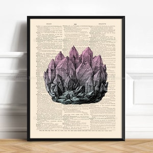 Decoración de pared de cristal, cuñada, decoración gitana boho, mejor tía, cartel mineral, regalo de compañera de trabajo, regalo de cumpleaños número 60, regalo de niña 266