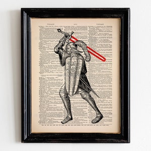 Light Sword, Geeky Mens Gift, Boys Bedroom Decor, Light Wars, Gift for Him Husband Xmas Gift, Nursery Wall Art Gift, Boy Birthday Poster 486