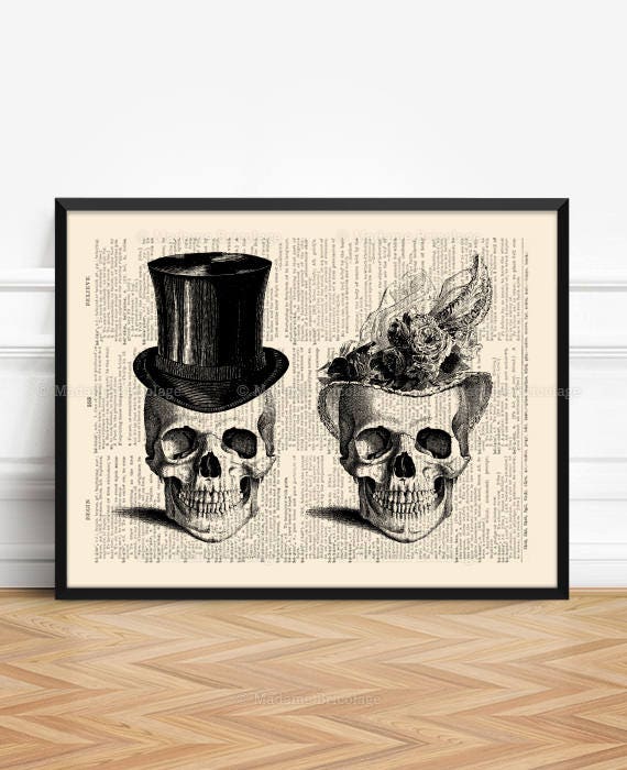Skulls Decor Skeleton Art Print Skull Skull body pillow | Etsy