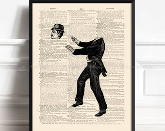 Where Is My Head, Abracadabra, Gothic Victorian Art, Gift for Coworker, Surreal Odd Weird, Father Gift Poster, Vintage Horror Print Cool 172