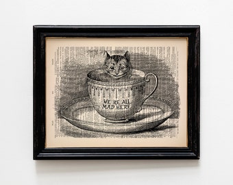 Alice In Wonderland: It's The Cheshire Cat Stock Photo - Foto 10