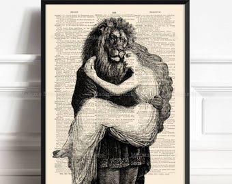 Beauty Beast Poster, Buch-Liebhaber-Geschenk, Beauty Beast-Dekor, Die Schöne und das Biest, Hochzeitsgeschenk, Geschenk Frau Druck Mädchen Poster Geschenk Literatur 503