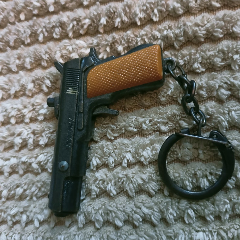 Replica Miniature victory Pistol Cap Gun Keyring Etsy