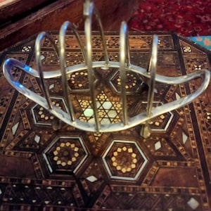 E P N S Silver plate toast rack