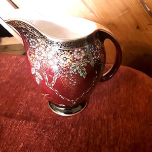 Rouge Royale lustre Crown Devon fielding s jug