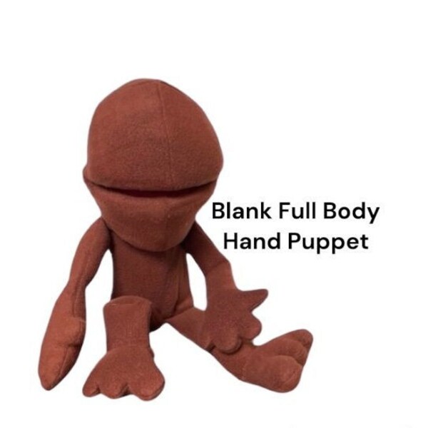 Blank Full Body Hand Puppet