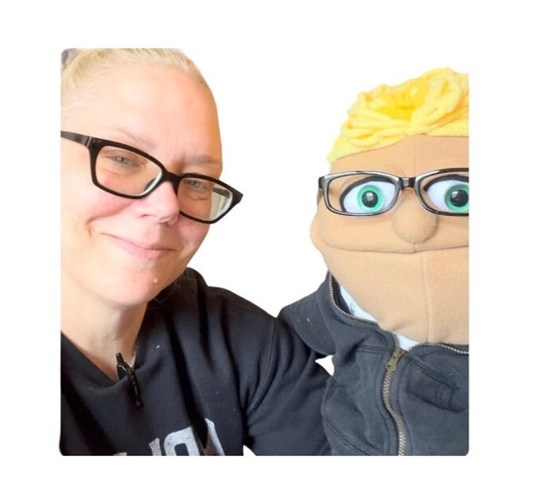 Custom Puppet Look Alike Full Body Hand Puppet With a Stand Etsy