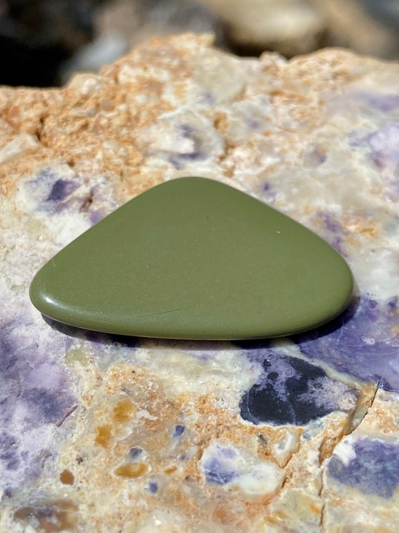 Green Obsidian Freeform Cabochon