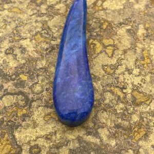 Lapis Lazuli long drop cabochon, 474