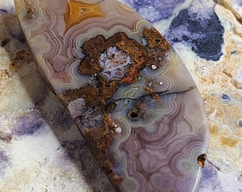 Specimen Cabochon, Coyamito Psuedomorph Agate, 548