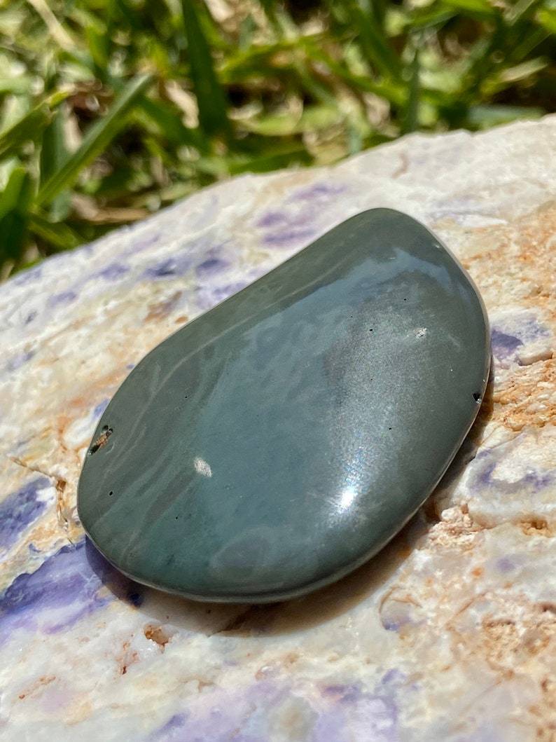 Green Obsidian Freeform Cabochon