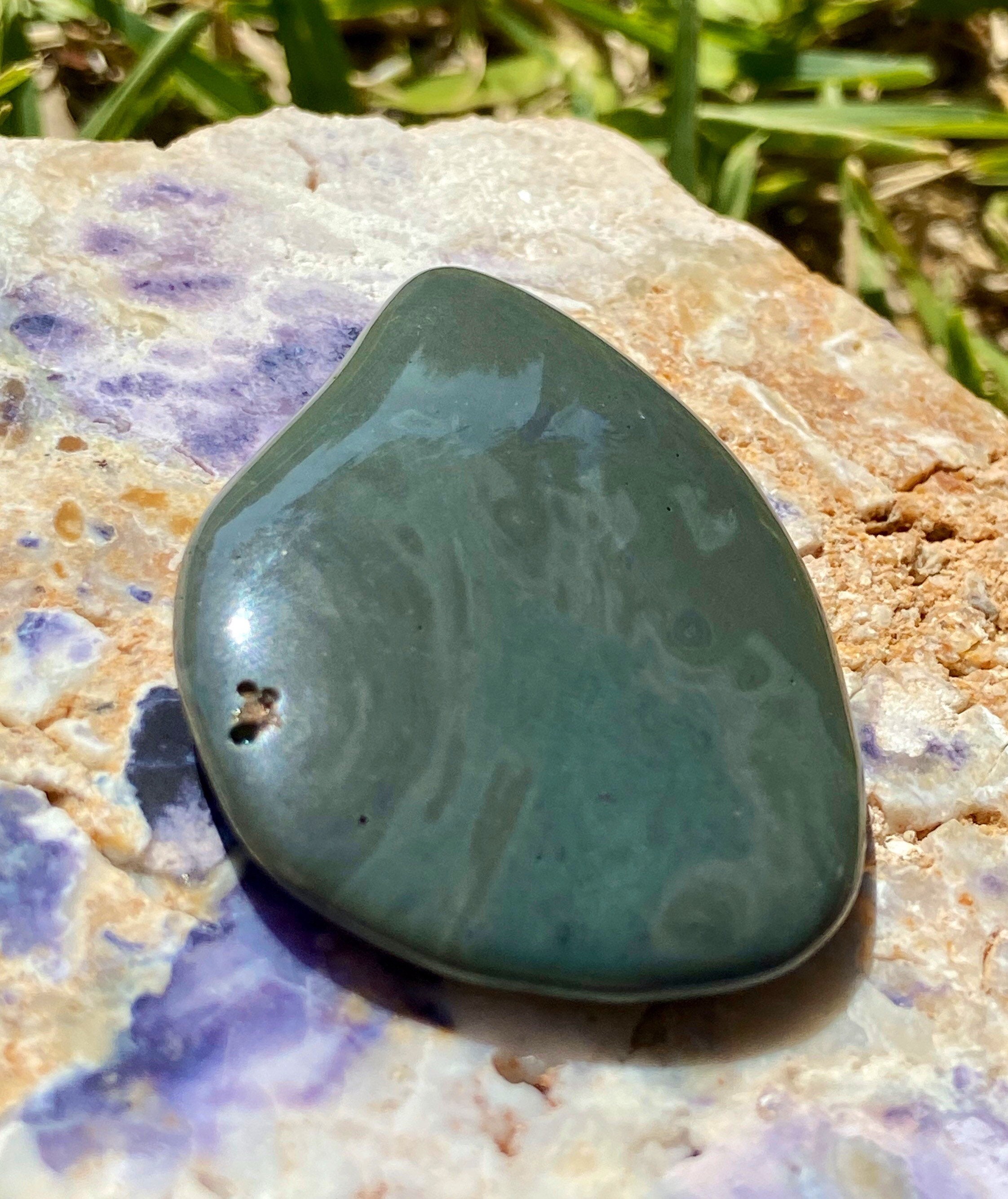 Green Obsidian Freeform Cabochon