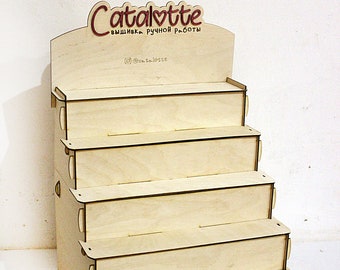 Made To Order Table Top Craft Vendor Display Natural Wood Step | Etsy