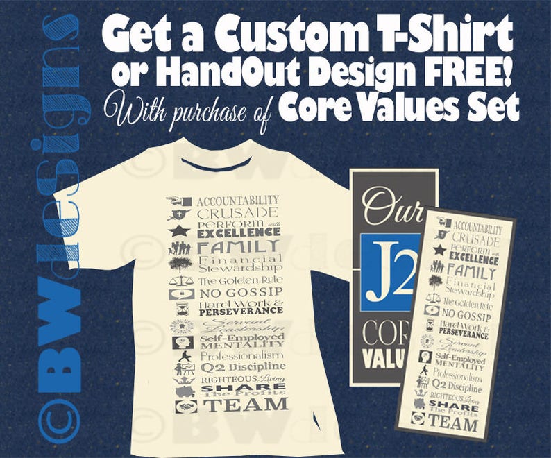 basic values t shirt