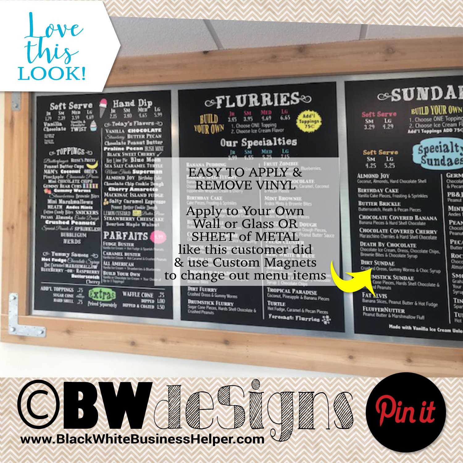 Menu Paneling Vinyl Multi-panel Menu for Coffee Shop- Cafe Menu Boards- 3 Panel Menu ...