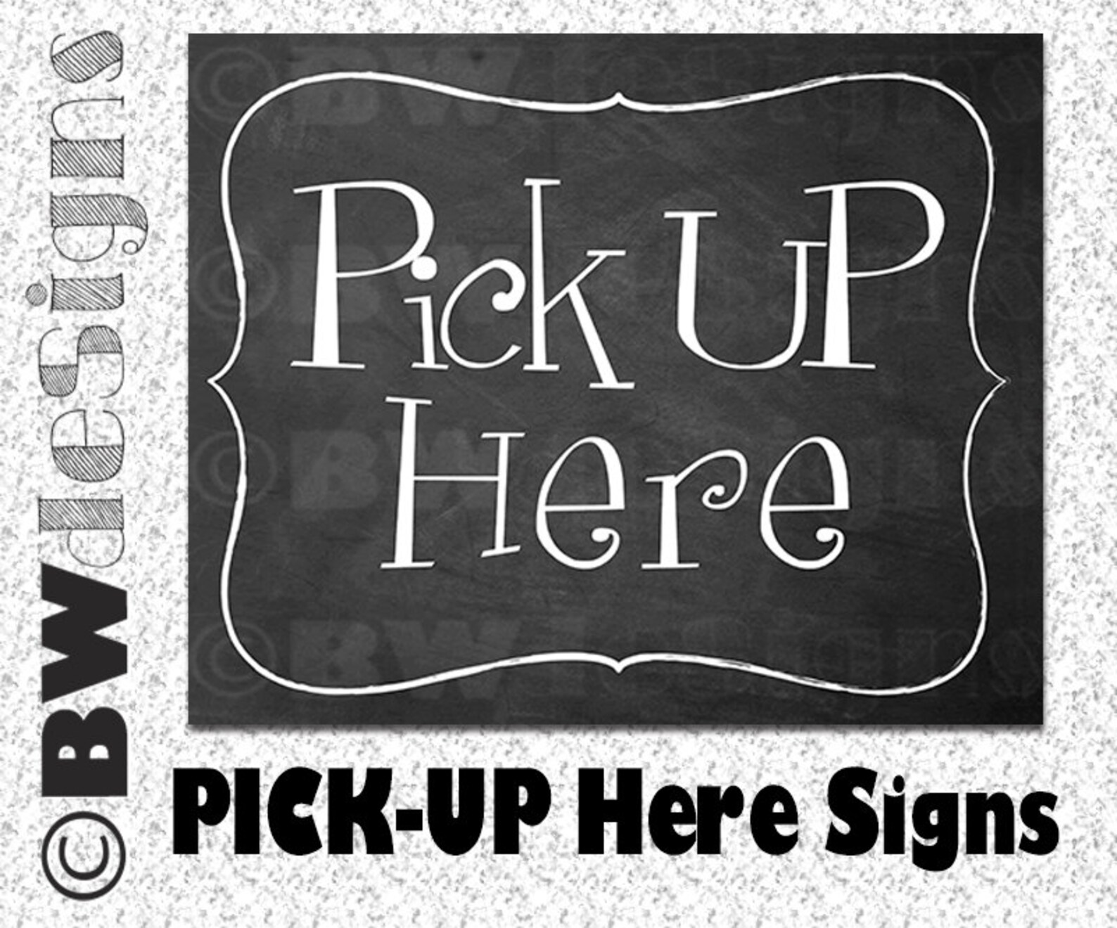 SALE Order Here Sign Pick-up Here Sign Printable Sign | Etsy