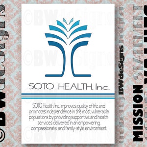 Einfaches Mission STATEMENT Design- Core Values Poster- Zweck- Unternehmensziele- Motivation- Mitarbeiterinspiration- Individuelles Business Design