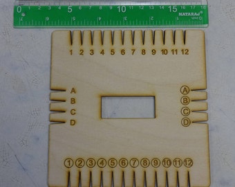 Kumihimo flat braider square plate