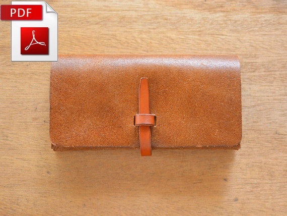 leather pattern wallet pattern purse pattern bifold pattern etsy leather template