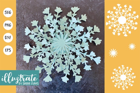 Download Layered Flower Svg Layered Flower Cut File Flower Cut File Etsy