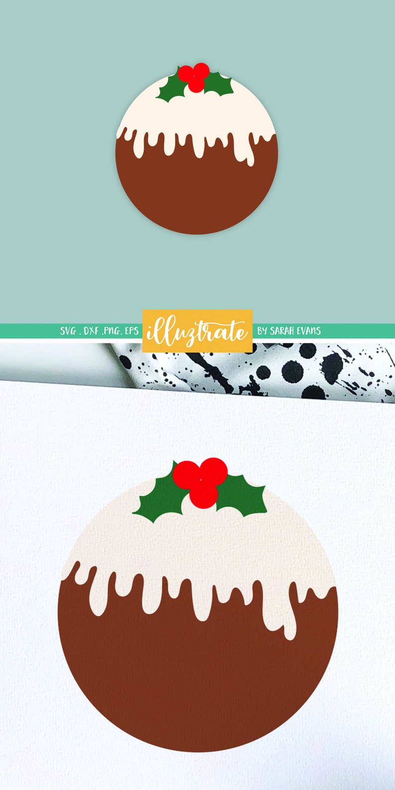 Download Christmas pudding svg christmas pudding dxf xmas pudding ...