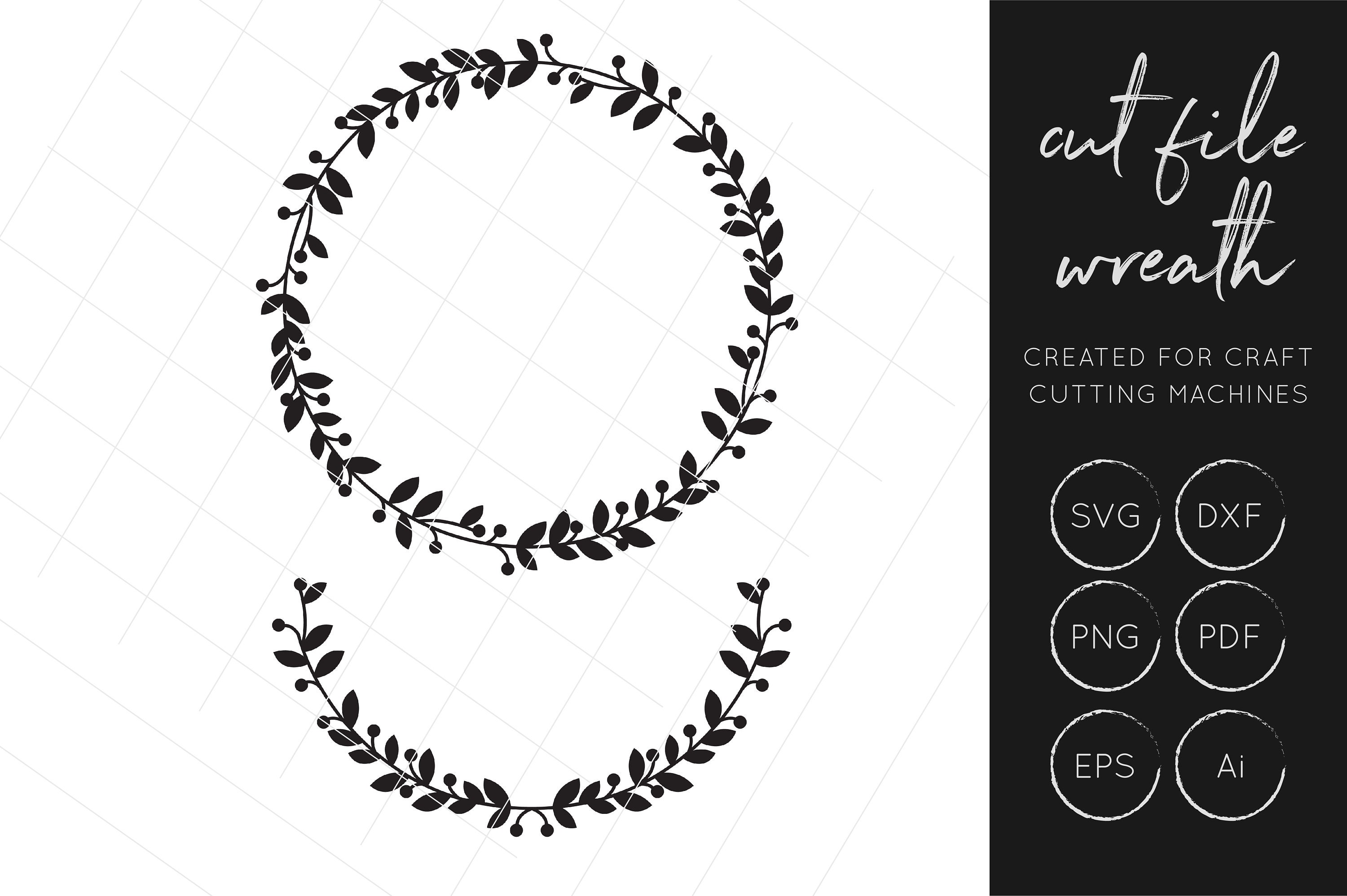 Free Free 132 Svg Flower Wreath Free SVG PNG EPS DXF File