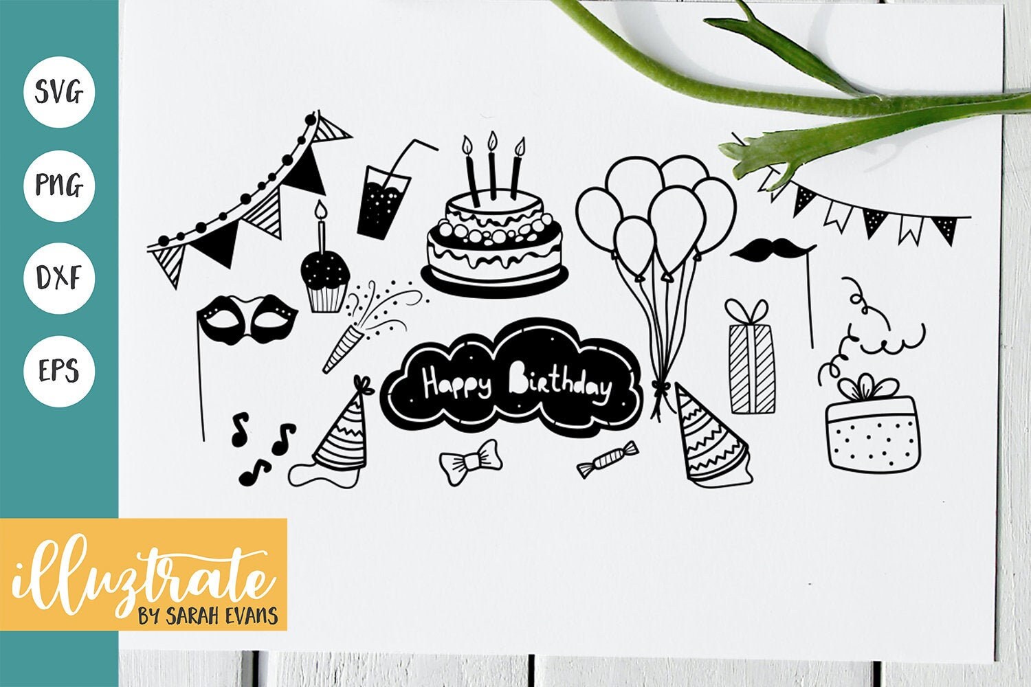 Download Birthday Party Svg Birthday Svg Party Svg Happy Birthday Etsy