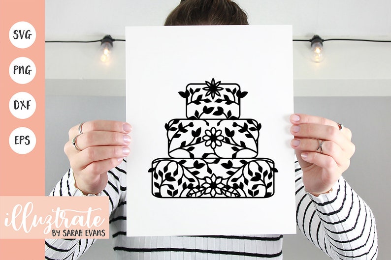 Wedding Cake Svg Wedding Cake Cut File Birthday Cake Svg Etsy