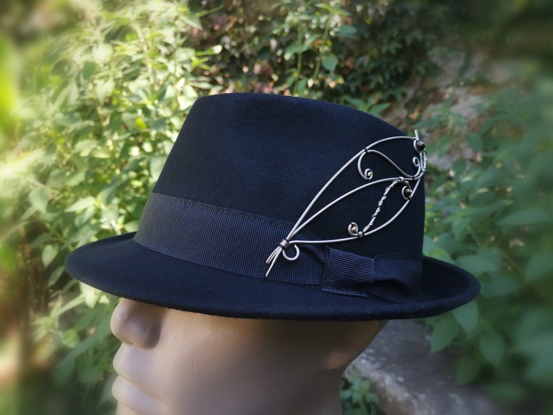 Chapeau Trilby 100% feutre. Taille 57.Différentes tailles. image 5