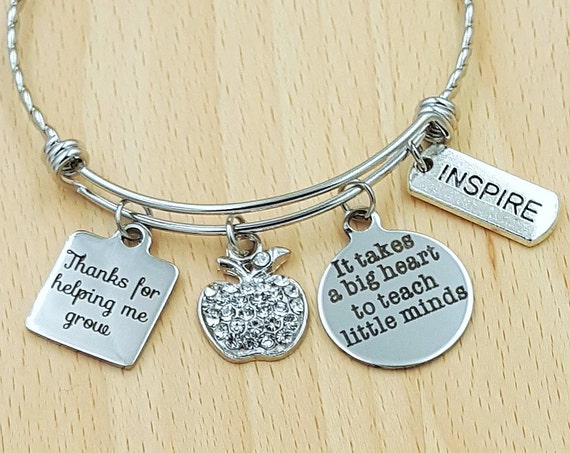 Teacher Appreciation Gift Teacher Gifts Teacher Bracelet Daycare Provider Gift Daycare Gift Babysitter Gift Gift for Babysitter Nanny Gift