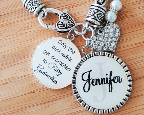 Godmother Gift / Gift for Godmother / GODMOTHER GIFT / GODMOTHER Bracelet / Christening Gift for Godmother / Godmother Baptism Gift