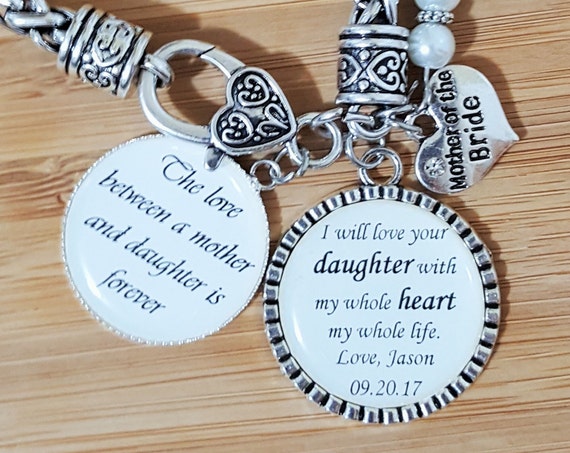 Mother of the Bride Gift Mother of the Bride Bracelet Wedding Gifts for Mother in Law Mother in Law Bracelet Mother in Law Gift