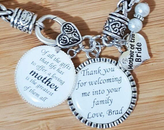 Mother of the Bride Gift Mother of the Bride Bracelet Wedding Gifts for Mother in Law Mother in Law Bracelet Mother in Law Gift