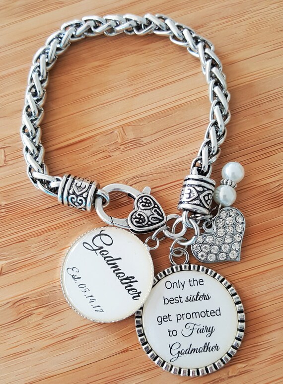 Godmother Gift / Gift for Godmother / GODMOTHER GIFT / GODMOTHER Bracelet / Christening Gift for Godmother / Godmother Baptism Gift
